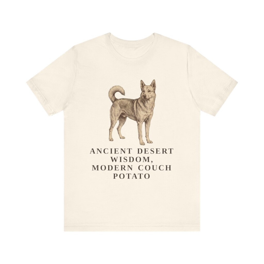 Canaan Dog Humor Shirt, Vintage Dog Sketch Tee, Dog Humor Gift Canaan Dog Humor Shirt, Vintage Dog Sketch Tee, Dog Humor Gift