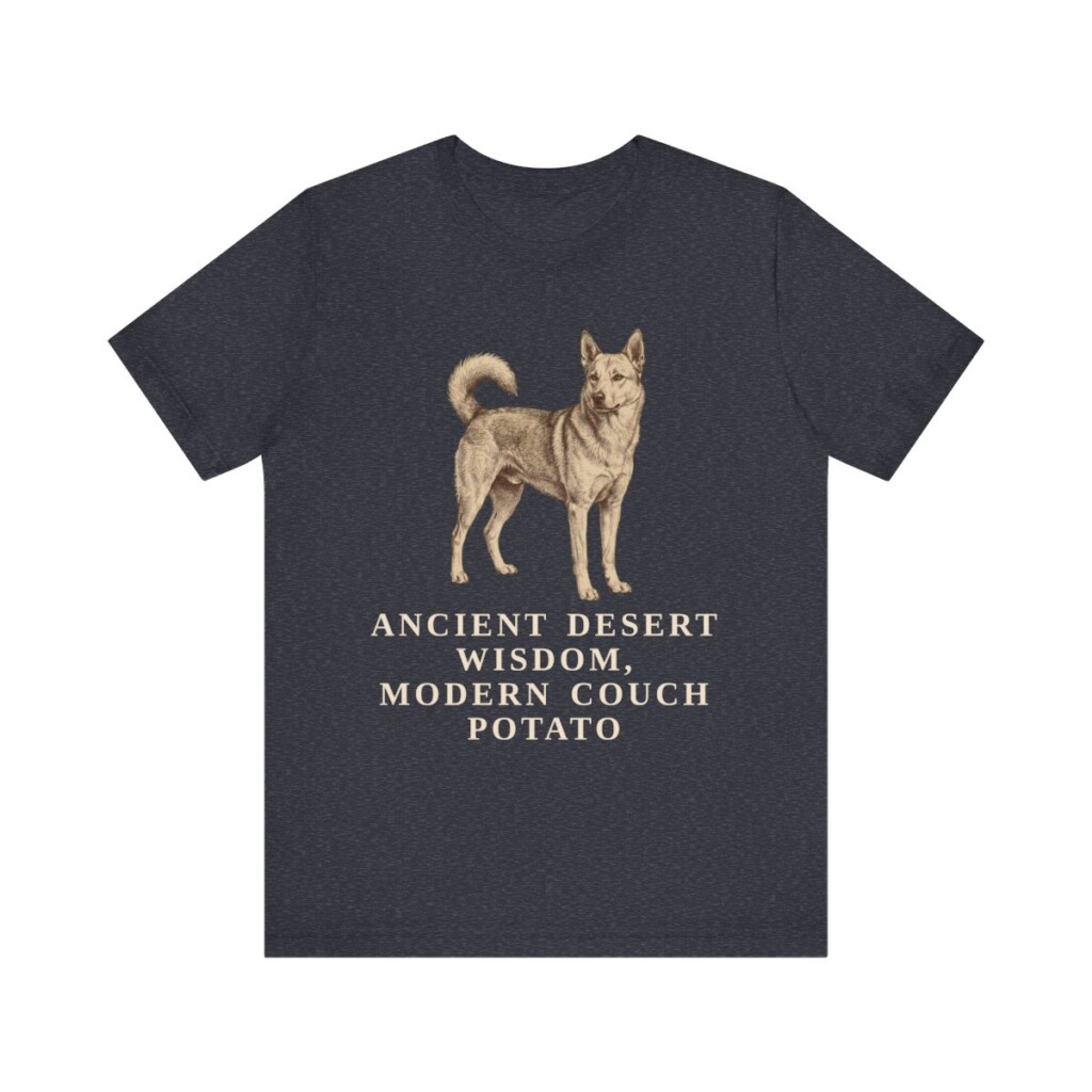 Canaan Dog Humor Shirt, Vintage Dog Sketch Tee, Dog Humor Gift Canaan Dog Humor Shirt, Vintage Dog Sketch Tee, Dog Humor Gift