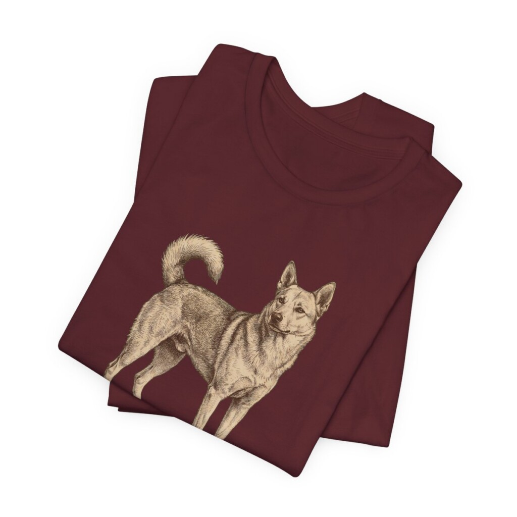 Canaan Dog Humor Shirt, Vintage Dog Sketch Tee, Dog Humor Gift Canaan Dog Humor Shirt, Vintage Dog Sketch Tee, Dog Humor Gift