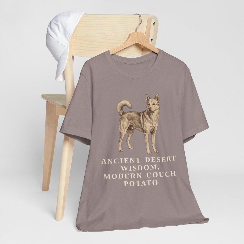 Canaan Dog Humor Shirt, Vintage Dog Sketch Tee, Dog Humor Gift Canaan Dog Humor Shirt, Vintage Dog Sketch Tee, Dog Humor Gift