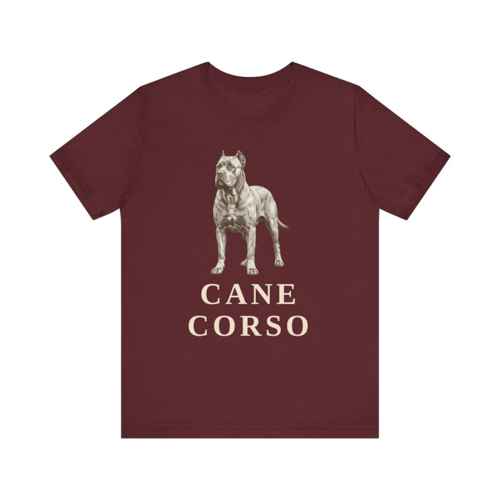 Cane Corso Lover Shirt, Vintage Dog Sketch Tee, Dog Lover Gift