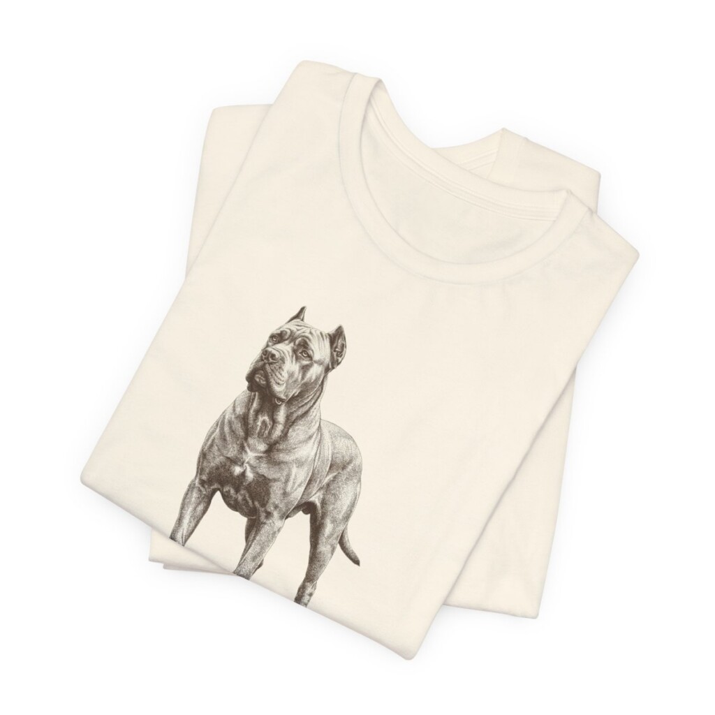 Cane Corso Lover Shirt, Vintage Dog Sketch Tee, Dog Lover Gift