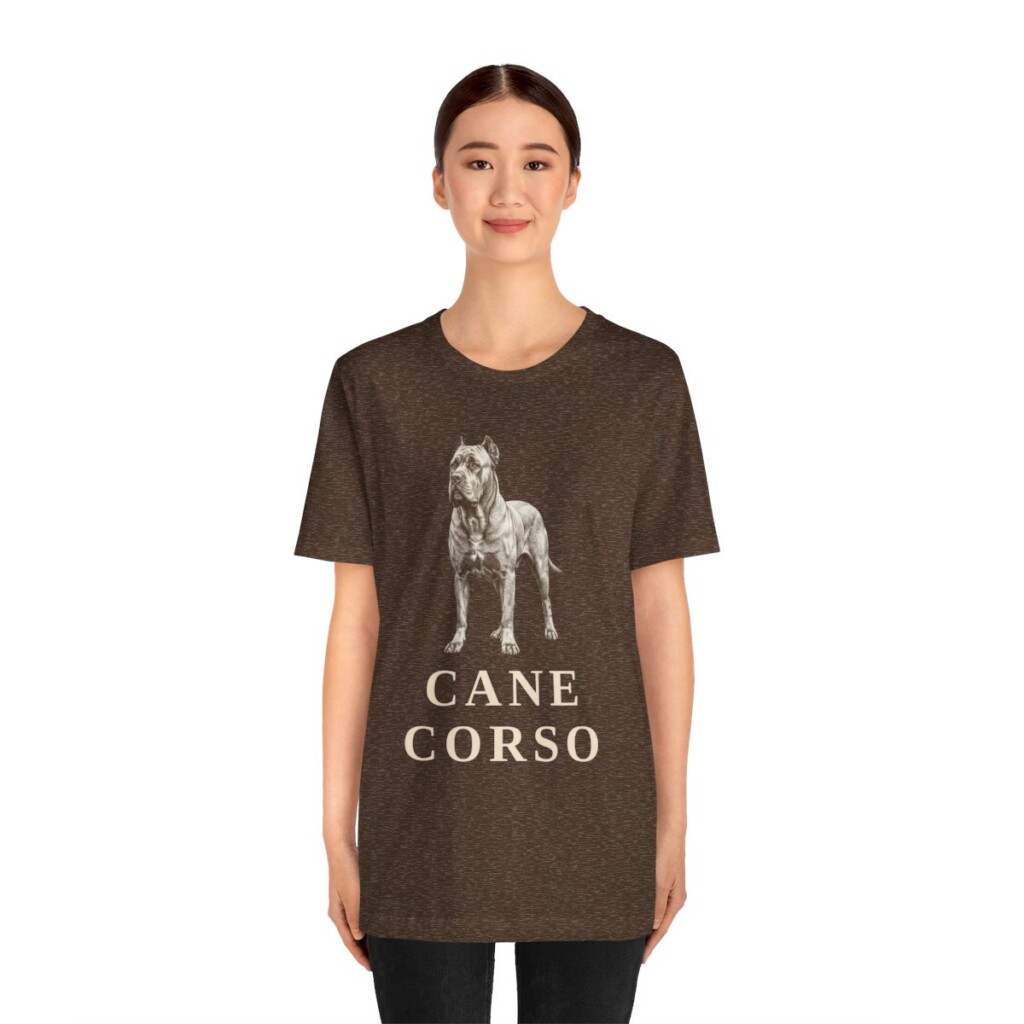 Cane Corso Lover Shirt, Vintage Dog Sketch Tee, Dog Lover Gift