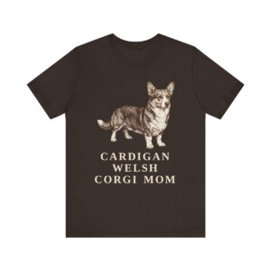 Cardigan Welsh Corgi Mom Shirt, Vintage Dog Sketch Tee, Dog Mom Gift