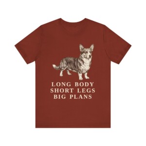 Cardigan Welsh Corgi Humor Shirt, Vintage Dog Sketch Tee, Dog Humor Gift