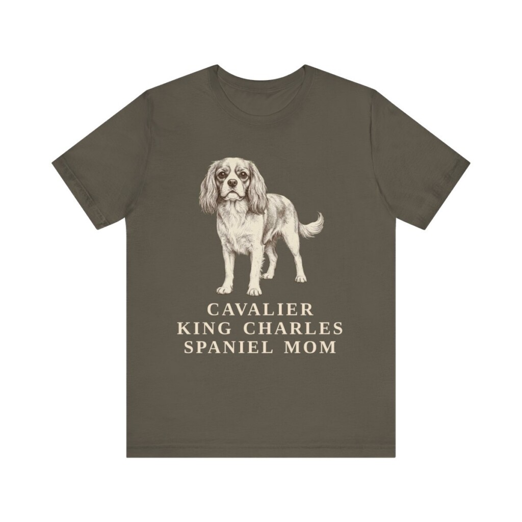 Cavalier King Charles Spaniel Mom Shirt, Vintage Dog Sketch Tee, Dog Mom Gift Cavalier King Charles Spaniel Mom Shirt, Vintage Dog Sketch Tee, Dog Mom Gift
