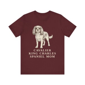 Cavalier King Charles Spaniel Mom Shirt, Vintage Dog Sketch Tee, Dog Mom Gift Cavalier King Charles Spaniel Mom Shirt, Vintage Dog Sketch Tee, Dog Mom Gift
