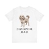 Cavapoo Dad Shirt, Vintage Dog Sketch Tee, Dog Dad Gift