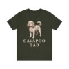 Cavapoo Dad Shirt, Vintage Dog Sketch Tee, Dog Dad Gift