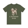 Cavapoo Dad Shirt, Vintage Dog Sketch Tee, Dog Dad Gift