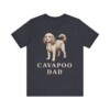Cavapoo Dad Shirt, Vintage Dog Sketch Tee, Dog Dad Gift