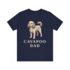 Cavapoo Dad Shirt, Vintage Dog Sketch Tee, Dog Dad Gift