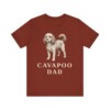 Cavapoo Dad Shirt, Vintage Dog Sketch Tee, Dog Dad Gift