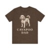 Cavapoo Dad Shirt, Vintage Dog Sketch Tee, Dog Dad Gift