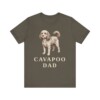 Cavapoo Dad Shirt, Vintage Dog Sketch Tee, Dog Dad Gift