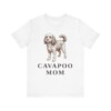 Cavapoo Mom Shirt, Vintage Dog Sketch Tee, Dog Mom Gift
