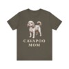 Cavapoo Mom Shirt, Vintage Dog Sketch Tee, Dog Mom Gift