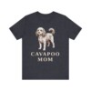 Cavapoo Mom Shirt, Vintage Dog Sketch Tee, Dog Mom Gift