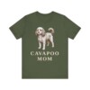 Cavapoo Mom Shirt, Vintage Dog Sketch Tee, Dog Mom Gift
