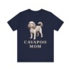 Cavapoo Mom Shirt, Vintage Dog Sketch Tee, Dog Mom Gift