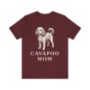 Cavapoo Mom Shirt, Vintage Dog Sketch Tee, Dog Mom Gift