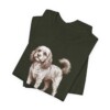 Cavapoo Mom Shirt, Vintage Dog Sketch Tee, Dog Mom Gift