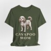 Cavapoo Mom Shirt, Vintage Dog Sketch Tee, Dog Mom Gift