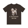 Cavapoo Mom Shirt, Vintage Dog Sketch Tee, Dog Mom Gift