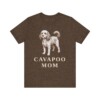 Cavapoo Mom Shirt, Vintage Dog Sketch Tee, Dog Mom Gift