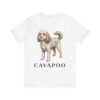 Cavapoo Lover Shirt, Vintage Dog Sketch Tee, Dog Lover Gift