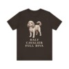 Cavapoo Humor Shirt, Vintage Dog Sketch Tee, Dog Humor Gift