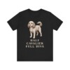 Cavapoo Humor Shirt, Vintage Dog Sketch Tee, Dog Humor Gift