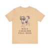 Cavapoo Humor Shirt, Vintage Dog Sketch Tee, Dog Humor Gift