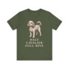 Cavapoo Humor Shirt, Vintage Dog Sketch Tee, Dog Humor Gift