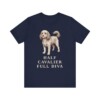 Cavapoo Humor Shirt, Vintage Dog Sketch Tee, Dog Humor Gift