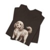 Cavapoo Humor Shirt, Vintage Dog Sketch Tee, Dog Humor Gift