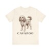 Cavapoo Lover Shirt, Vintage Dog Sketch Tee, Dog Lover Gift