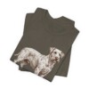 Cesky Terrier Dad Shirt, Vintage Dog Sketch Tee, Dog Dad Gift