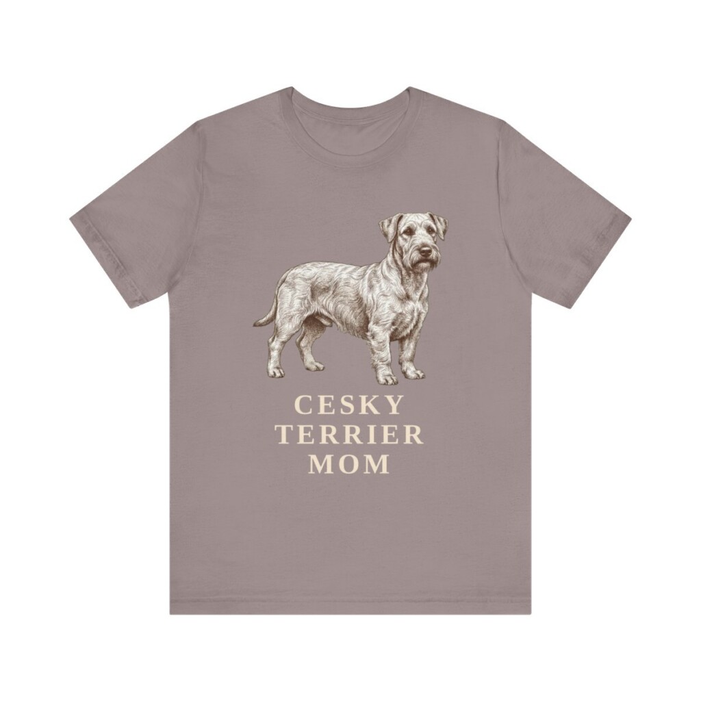 Cesky Terrier Mom Shirt, Vintage Dog Sketch Tee, Dog Mom Gift Cesky Terrier Mom Shirt, Vintage Dog Sketch Tee, Dog Mom Gift