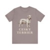 Cesky Terrier Lover Shirt, Vintage Dog Sketch Tee, Dog Lover Gift