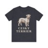 Cesky Terrier Lover Shirt, Vintage Dog Sketch Tee, Dog Lover Gift