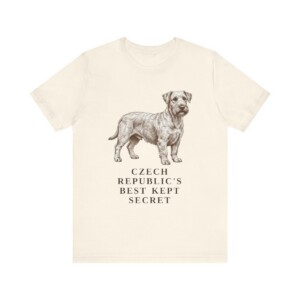 Cesky Terrier Humor Shirt, Vintage Dog Sketch Tee, Dog Humor Gift