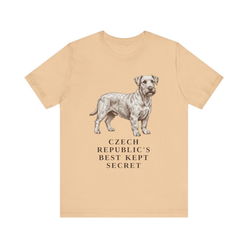 Cesky Terrier Humor Shirt, Vintage Dog Sketch Tee, Dog Humor Gift
