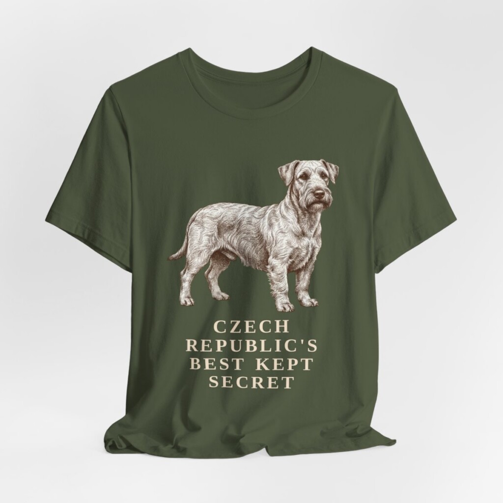 Cesky Terrier Humor Shirt, Vintage Dog Sketch Tee, Dog Humor Gift