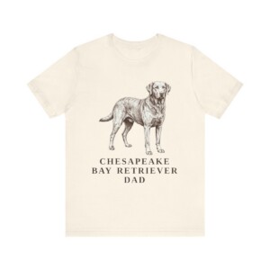 Chesapeake Bay Retriever Dad Shirt, Vintage Dog Sketch Tee, Dog Dad Gift