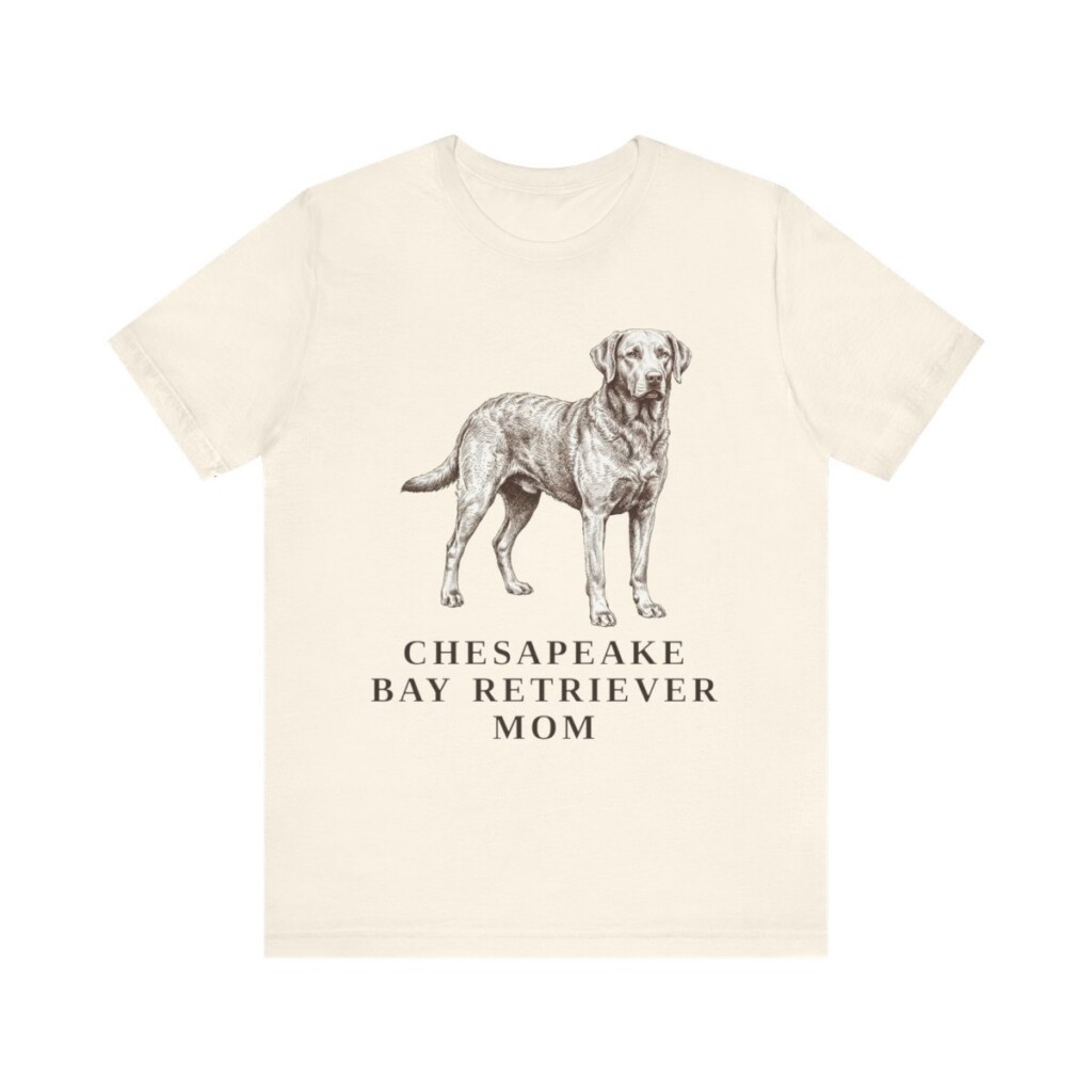 Chesapeake Bay Retriever Mom Shirt, Vintage Dog Sketch Tee, Dog Mom Gift