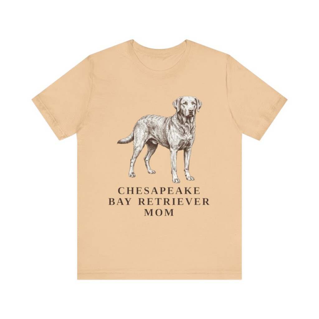 Chesapeake Bay Retriever Mom Shirt, Vintage Dog Sketch Tee, Dog Mom Gift