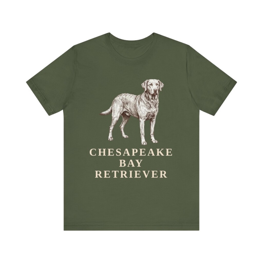 Chesapeake Bay Retriever Lover Shirt, Vintage Dog Sketch Tee, Dog Lover Gift