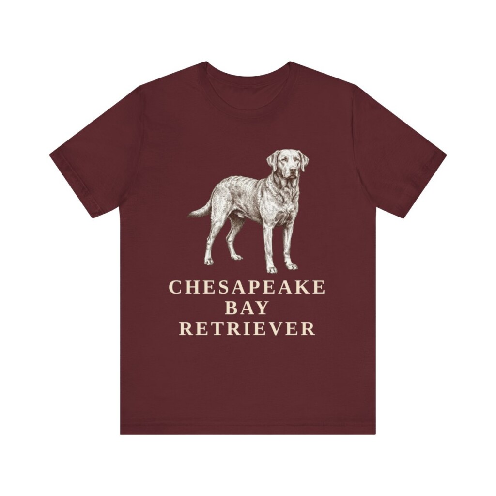 Chesapeake Bay Retriever Lover Shirt, Vintage Dog Sketch Tee, Dog Lover Gift