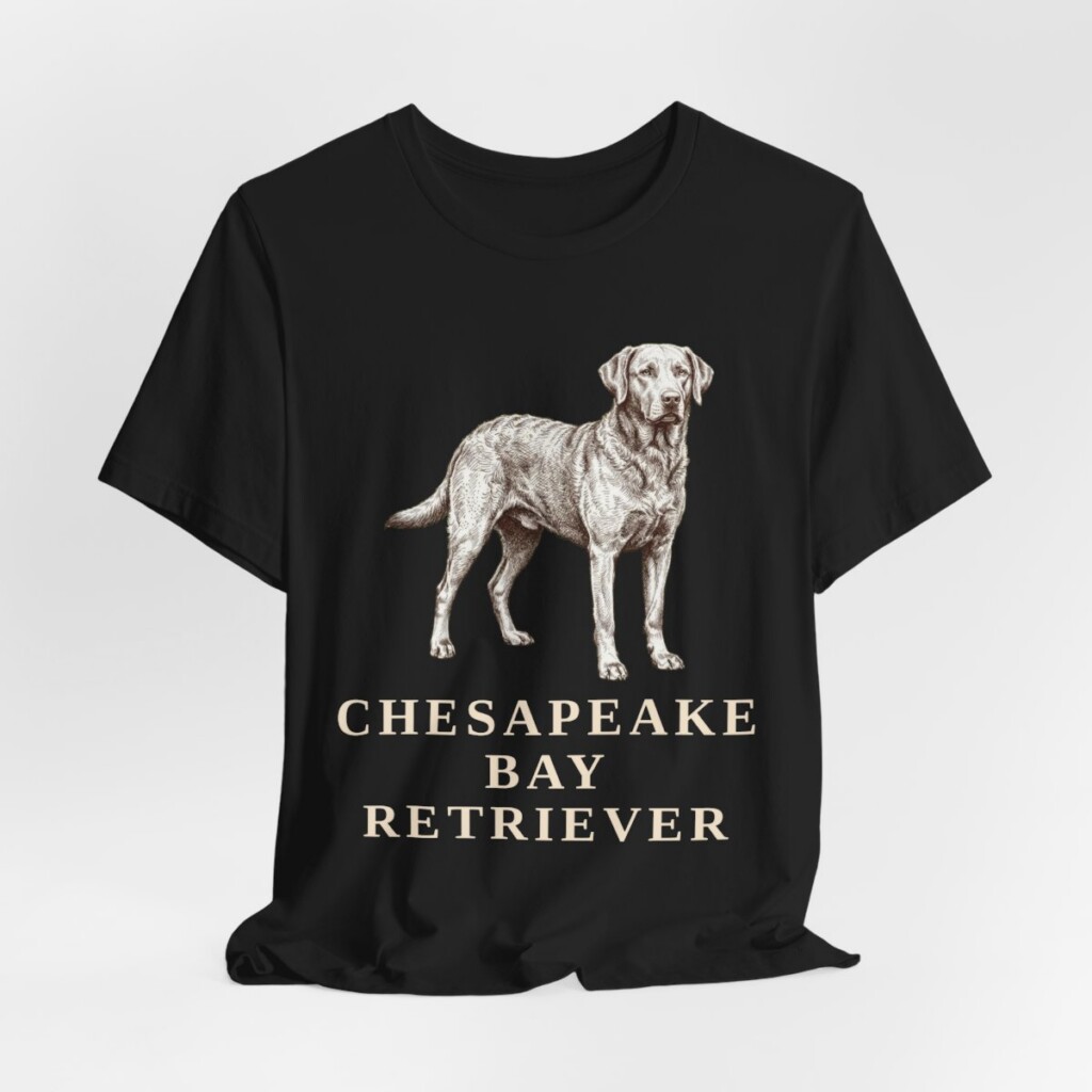 Chesapeake Bay Retriever Lover Shirt, Vintage Dog Sketch Tee, Dog Lover Gift